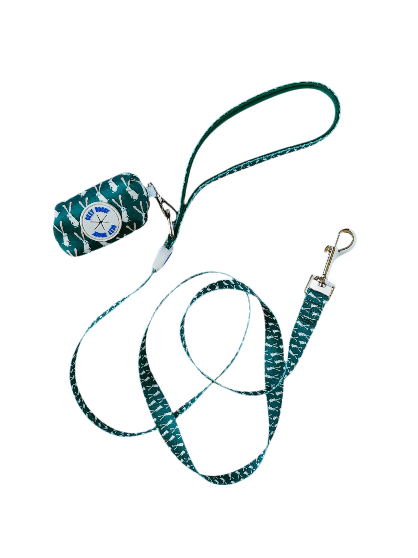 Green Waste Bag Holder Rabbit Print – Cute and Practical Dog Poop Bag Pouch in Canada